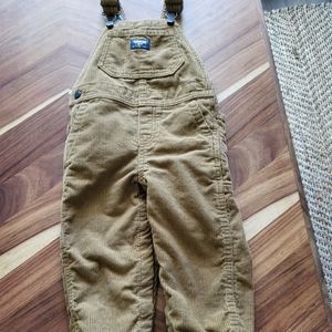 Oshkosh brown toddlers overall